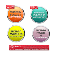 Sigma Full Pack activations Pack 1 + Pack 2 + Pack 3 + Pack 4 